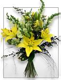 Ray of Light - Asiatic Lilies Flower Bouquet
